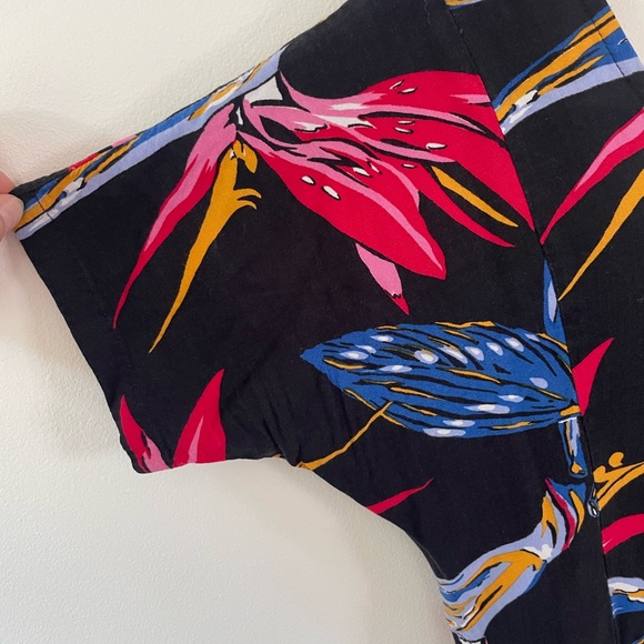 Vintage Tropical/Floral Print Mango Moon Women’s dress Size Small - Picture 3 of 12